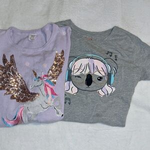Unicorn and Koala Graphic Tees